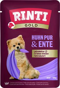 ���� ����� ������ RINTI GOLD CHICKEN PURE & DUCK �� �������� ��������� ����� (100G)