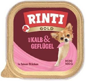 ���� ����� ������ RINTI GOLD MINI VEAL & POULTRY �� �������� (100GR)