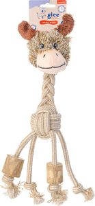 �������� ������ GLEE MOOSE BALL ROPE WITH COFFEE WOOD (35X10CM)