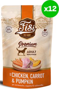 ���� ����� ������ FISI DOG ADULT ��������� ������ �������� �� ������ (12X130GR)