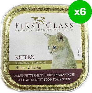 �������� ����� FIRST CLASS KITTEN ��������� (6 X 100GR)