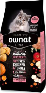 ����� ����� OWNAT ULTRA KITTEN STERILIZED LOW GRAIN �� ��������� & ���������