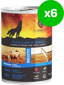 ��������� AMBROSIA ADULT ���� ������ & ���� (6��� X 395GR)