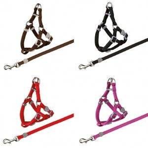ΣΕΤ ΓΑΤΑΣ TRIXIE HARNESS WITH LEAD 26-37CM