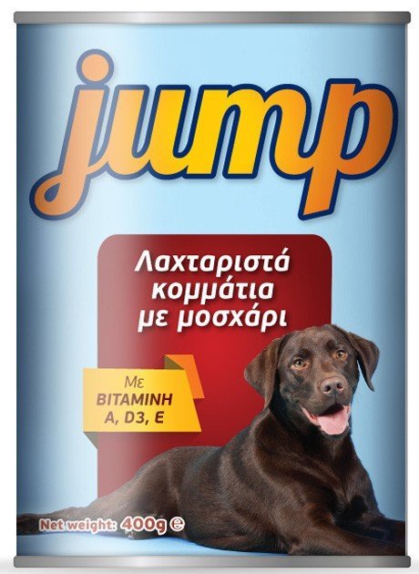 JUMP ΚΟΝΣΕΡΒΑ ΣΚΥΛΟΥ JUMP ΜΟΣΧΑΡΙ 1250GR