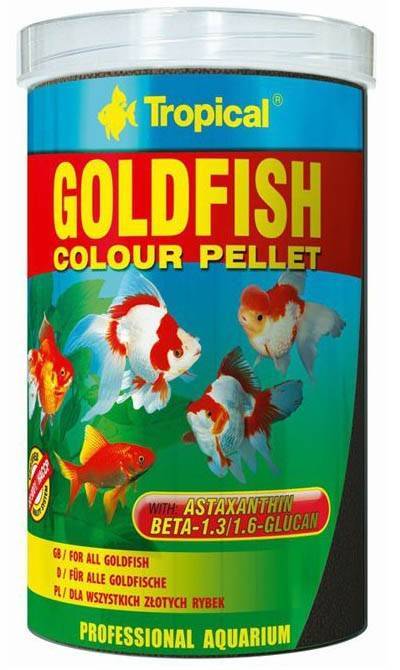 TROPICAL ΤΡΟΦΗ ΨΑΡΙΩΝ TROPICAL GOLDFISH COLOUR PELLET 100ML