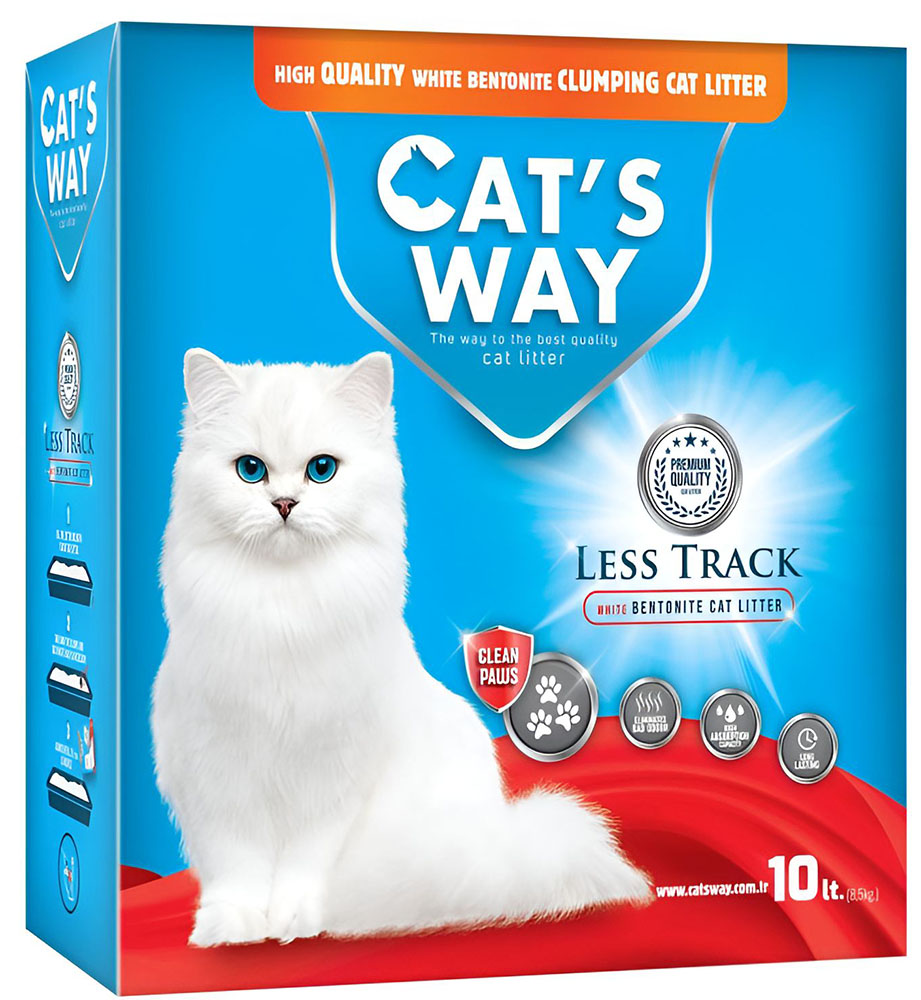 CAT S WAY ΑΜΜΟΣ ΓΑΤΑΣ CAT&#039;S WAY BOX LESS TRACK UNSCENTED NATURAL 10L