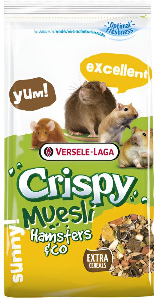 VADIGRAN ΤΡΟΦΗ ΓΙΑ ΧΑΜΣΤΕΡ ΑΡΟΥΡΑΙΟ VERSELE LAGA MUESLI HAMSTER (1KG)