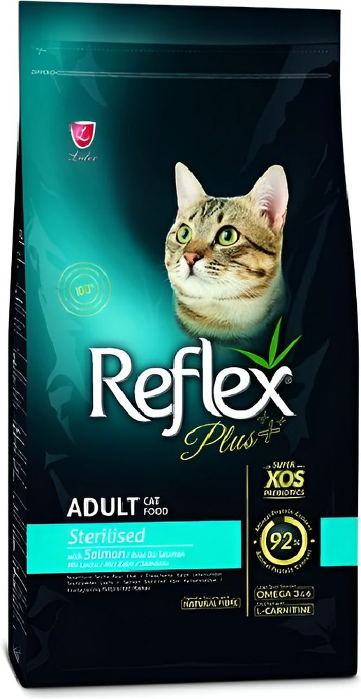 REFLEX PLUS ΤΡΟΦΗ ΓΑΤΑΣ REFLEX PLUS CAT STERILISED SALMON (1,5KG)