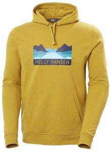 HELLY HANSEN NORD GRAPHIC PULL OVER HOODIE  (M)
