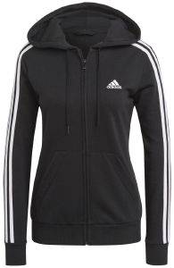  ADIDAS PERFORMANCE ESSENTIALS FRENCH TERRY 3-STRIPES FULL-ZIP HOODIE  (S)