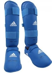   ADIDAS SHIN GUARD WITH REMOVABLE INSTEP WKF APPROVED 661.35 