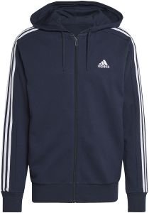  ADIDAS PERFORMANCE ESSENTIALS FRENCH TERRY 3-STRIPES FULL-ZIP HOODIE   (XL)