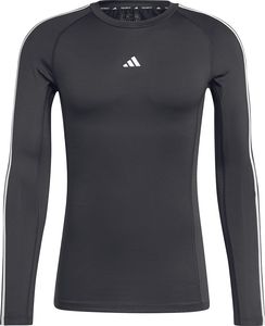  ADIDAS PERFORMANCE TECHFIT COMPRESSION TRAINING 3-STRIPES LONG SLEEVE TEE  (XXL)