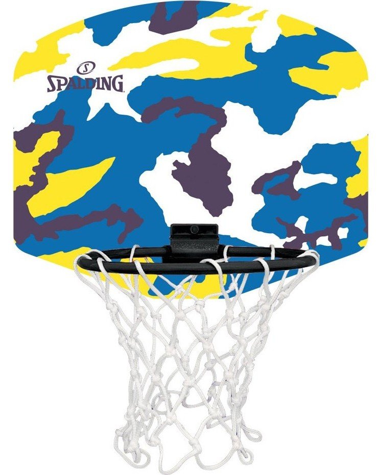 SPALDING ΜΠΑΣΚΕΤΑΚΙ SPALDING CAMO MICRO MINI ΠΟΛΥΧΡΩΜΟ