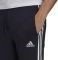  ADIDAS PERFORMANCE ESSENTIALS FLEECE TAPERED CUFF 3-STRIPES PANTS   (L)