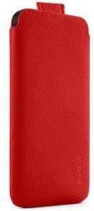 BELKIN F8W123VFC01 POCKET LEATHER CASE FOR IPHONE 5 -RED