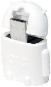 LOGILINK AA0063 MINI MICRO USB B/M TO USB A/F OTG ADAPTER WHITE