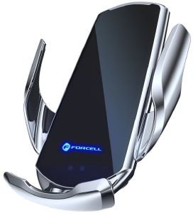 FORCELL HS1 15W CAR HOLDER WIRELESS CHARGING AUTOMATIC SILVER