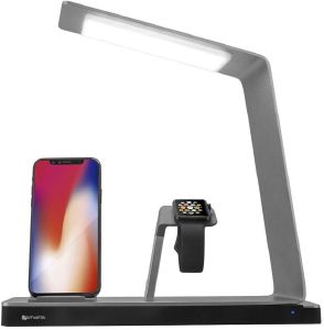 4SMARTS INDUCTIVE CHARGING STATION WITH LED LAMP TWINDOCK WIRELESS 2 (APPLE WATCH SERIES 1-5)