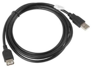 LANBERG CABLE USB 2.0 TYPE-C(M)-AM BLACK 1.8M