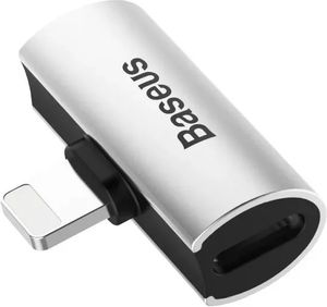 BASEUS ADAPTER HF FROM (WORKING WITH) APPLE LIGHTNING TO 2X APPLE LIGHTNING SILVER/BLACK