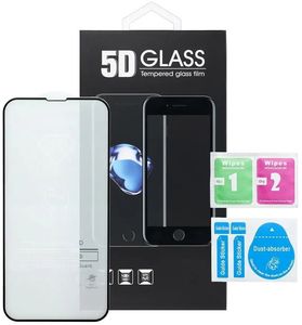 5D FULL GLUE TEMPERED GLASS FOR IPHONE 15 BLACK
