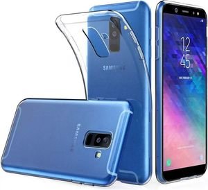 SLIM BACK COVER CASE 1 MM FOR SAMSUNG A6 PLUS 2018 TRANSPARENT