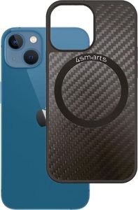 4SMARTS CARBON CASE WITH ULTIMAG FOR APPLE IPHONE 13 BLACK