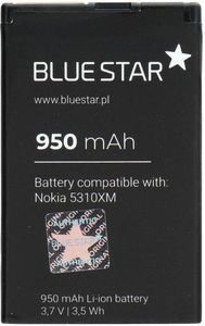 BLUE STAR PREMIUM BATTERY FOR NOKIA 5310 XPRESS MUSIC/7310 SUPERNOVA 950MAH LI-ION