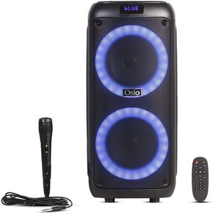 OSIO OBT-8030   BLUETOOTH USB LED AUX TF RC FMTWS  / 80W