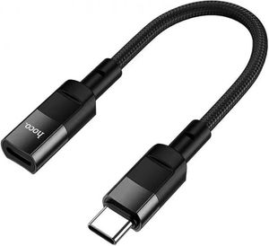 HOCO U107 LIGHTNING TO USB-C ADAPTER 0.1M BLACK