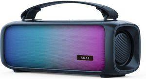 AKAI ABTS-08   BLUETOOTH  AWS USB AUX FM LED 8W RMS BLUE