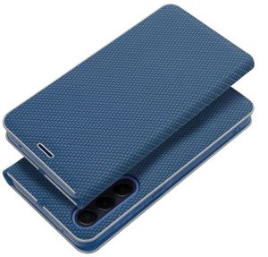 FORCELL LUNA CARBON FLIP CASE FOR XIAOMI REDMI NOTE 10 PRO BLUE