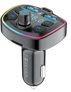 FOREVER FM TRANSMITTER BLUETOOTH TR-360 BLACK