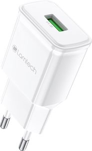 LAMTECH QUICK CHARGER USB3.0 18W WHITE LAM021950