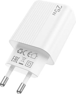 LAMTECH FAST CHARGER TYPE-C PD25W WHITE LAM112693