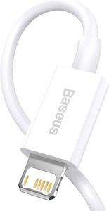 BASEUS SUPERIOR SERIES USB-A TO LIGHTNING CABLE 20W 2.4A 0.25M WHITE CALYS-02