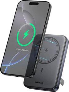 POWERBANK MAGNETIC WIRELESS UGREEN 10000MAH 20W PD + FQI PB562 BLACK