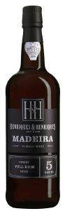 MADEIRA HENRIQUES AND HENRIQUES FINEST FULL RICH 5 YEARS OLD () 750 ML