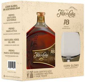 RUM FLOR DE CANA CENTENARIO 18 ���� GIFT BOX 700 ML
