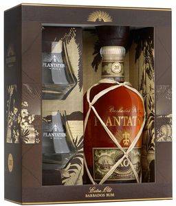 RUM PLANTATION X.O 20TH ANNIVERSARY 700ML   2  GIFT PACK