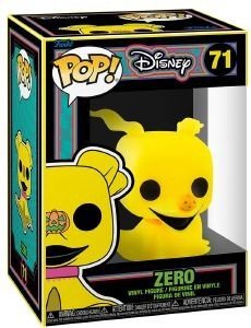 FUNKO POP! DISNEY: THE NIGHTMARE BEFORE CHRISTMAS - ZERO (BLACKLIGHT) #71 VINYL FIGURE