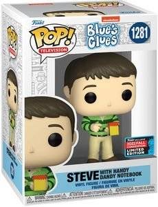 FUNKO POP! TELEVISION: BLUES CLUES - STEVE WITH HANDY DANDY NOTEBOOK #1281 VINYL FIGURE