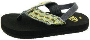 ΠΑΙΔΙΚΗ ΣΑΓΙΟΝΑΡΑ REEF GROM SMOOTHY ΥΦΑΣΜΑ ΜΑΥΡΟ (BLACK/MULTI)