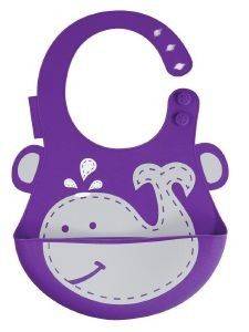   MARCUS & MARCUS BABY BIB WHALE