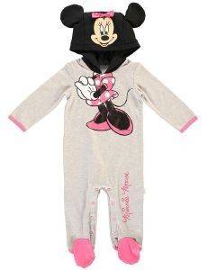 ΦΟΡΜΑΚΙ JERSEY TRAVIS MINNIE MOUSE ΚΟΥΜΠΩΤΟ ΜΕ ΚΟΥΚΟΥΛΑ ΓΚΡΙ