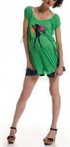 ΜΠΛOΥΖΑ OMOR ΜΕ ΣΤΑΜΠΑ ΠΡΑΣΙΝΟ ΜΕΛΑΝΖΕ