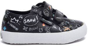 ΠΑΠΟΥΤΣΙ SUPERGA SCRIBBLES S111U2W ΜΑΥΡΟ
