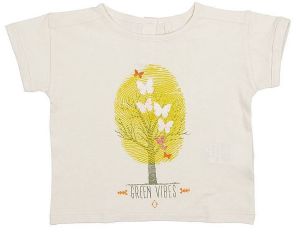 T-SHIRT BENETTON GREEN ROOTS ΚΙΤΡΙΝΟ (110 CM)-(4-5 ΕΤΩΝ)